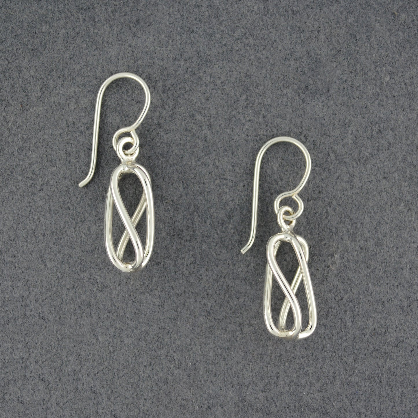 Sterling Silver Open Spiral Earring