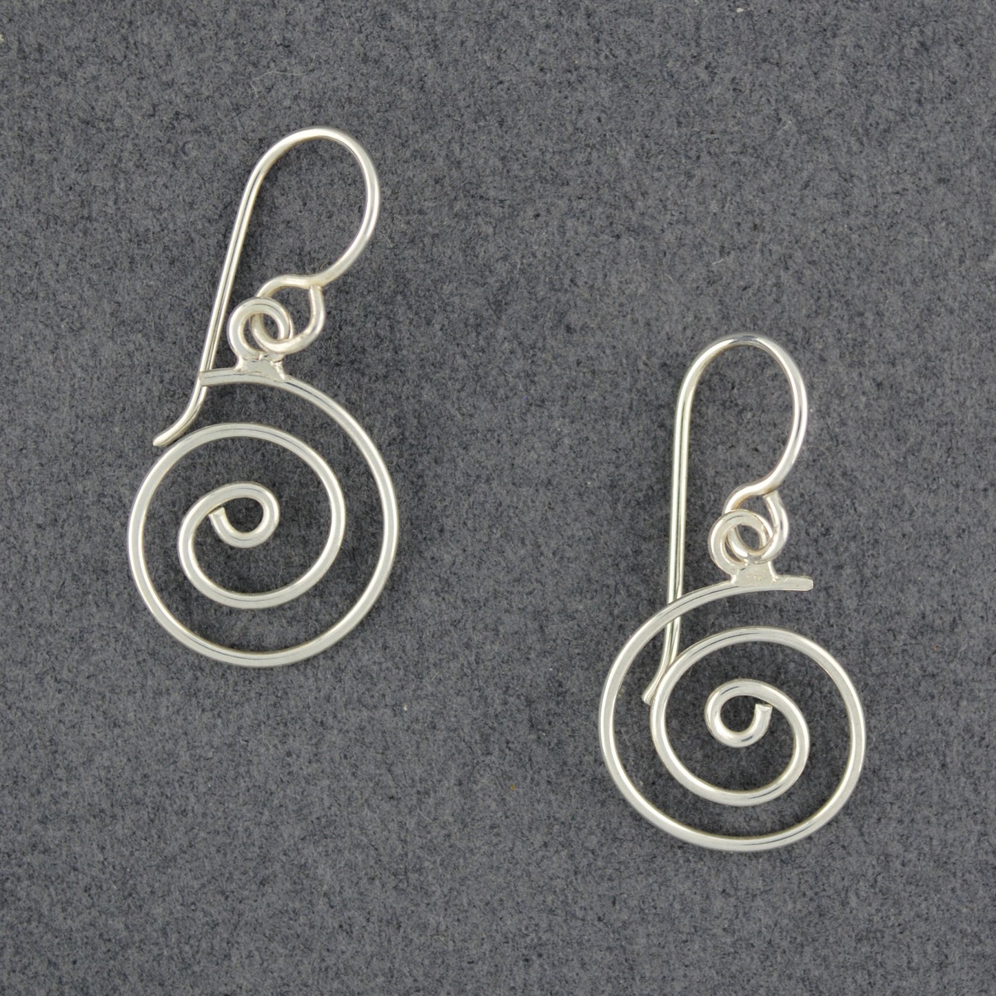 Sterling Silver Classic Spiral Earrings