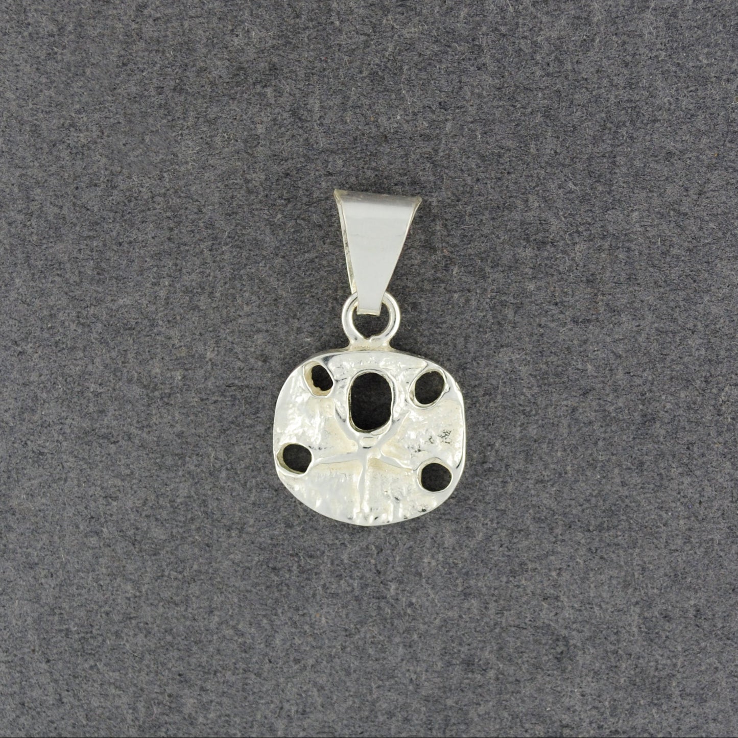 Sterling Silver Mini Sand Dollar Pendant