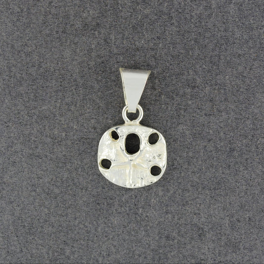 Sterling Silver Mini Sand Dollar Pendant