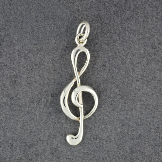 Sterling Silver G Clef Pendant