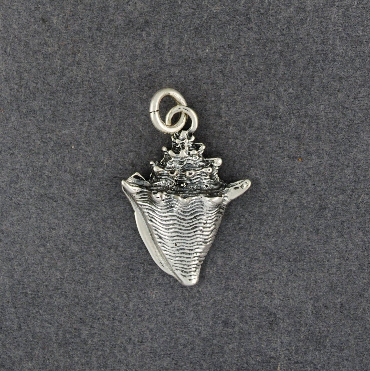 Sterling Silver Whelk Shell Pendant
