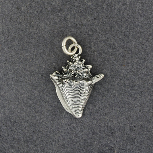 Sterling Silver Whelk Shell Pendant