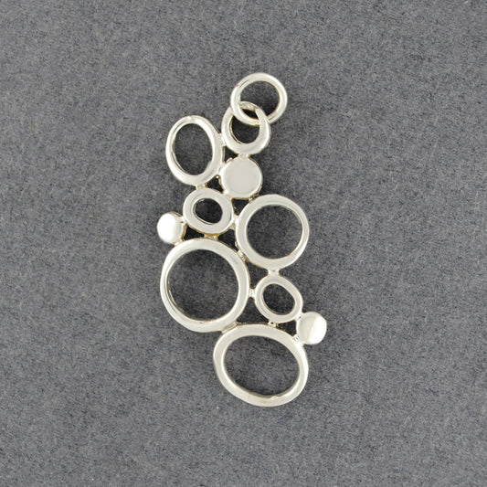 Sterling Silver Circle Pattern Pendant