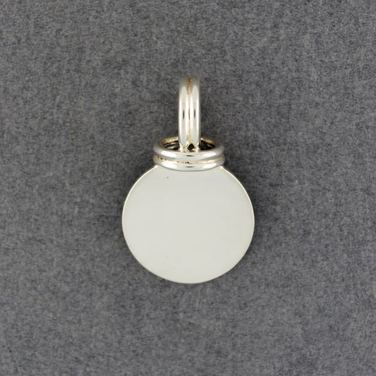 Sterling Silver Looped Disc Pendant