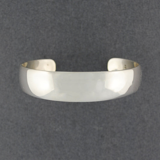 Sterling Silver Classic Rounded Cuff Bracelet