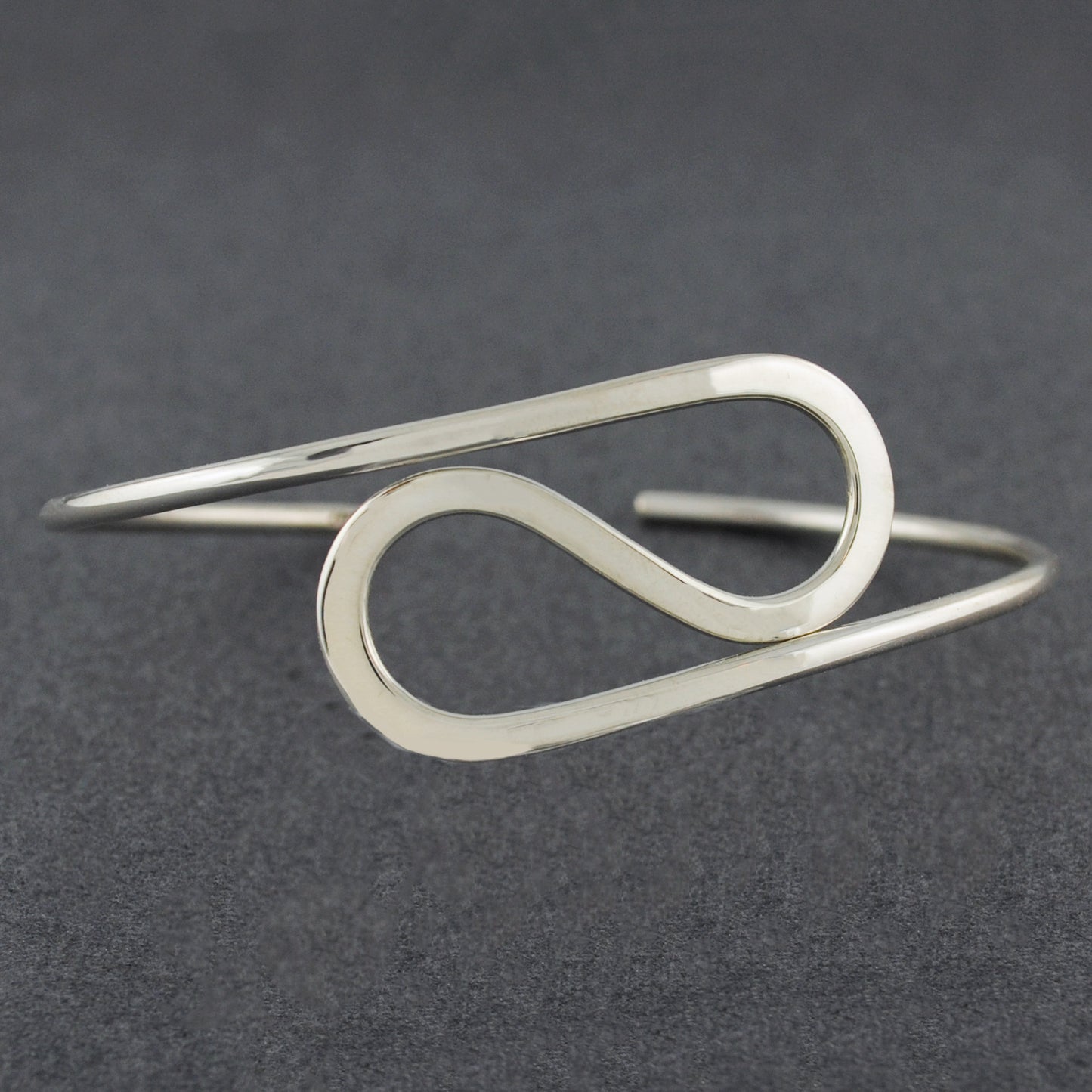 Sterling Silver Flat S Cuff