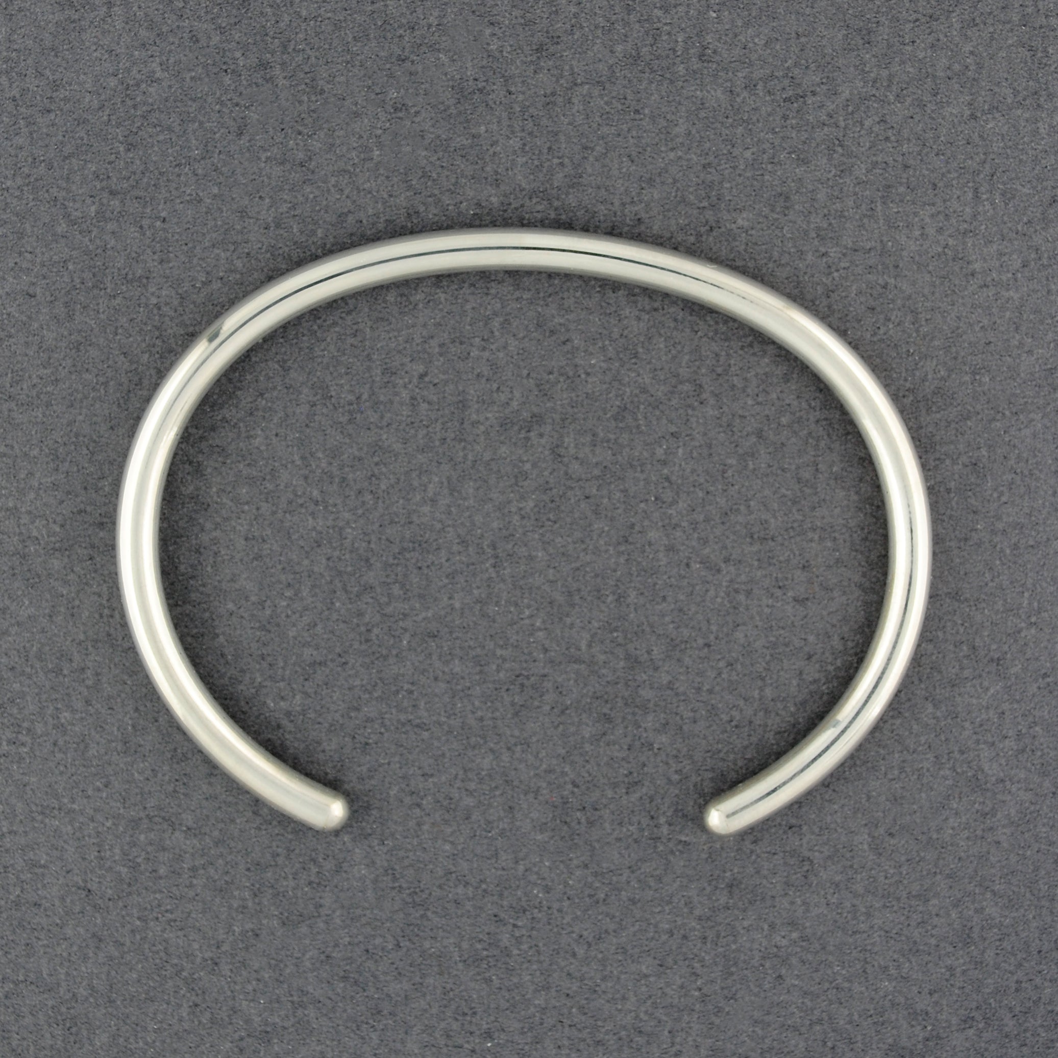 Single Button Rounded Cuff Sterling Silver Rounded Cuff – Green River Silver Co.