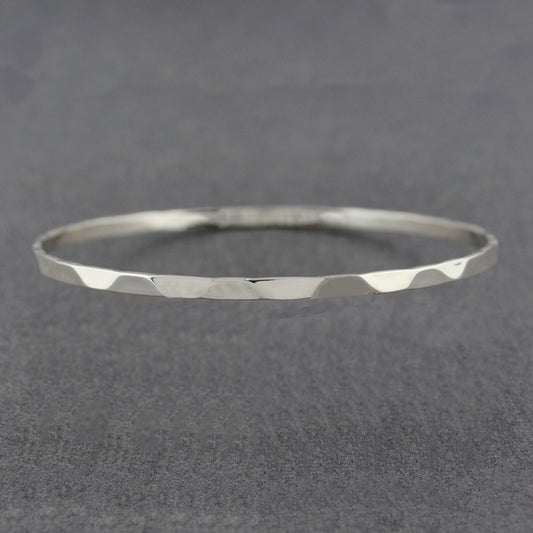 Sterling Silver Molded Bangle