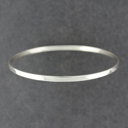 Sterling Silver Classic Flat Bangle