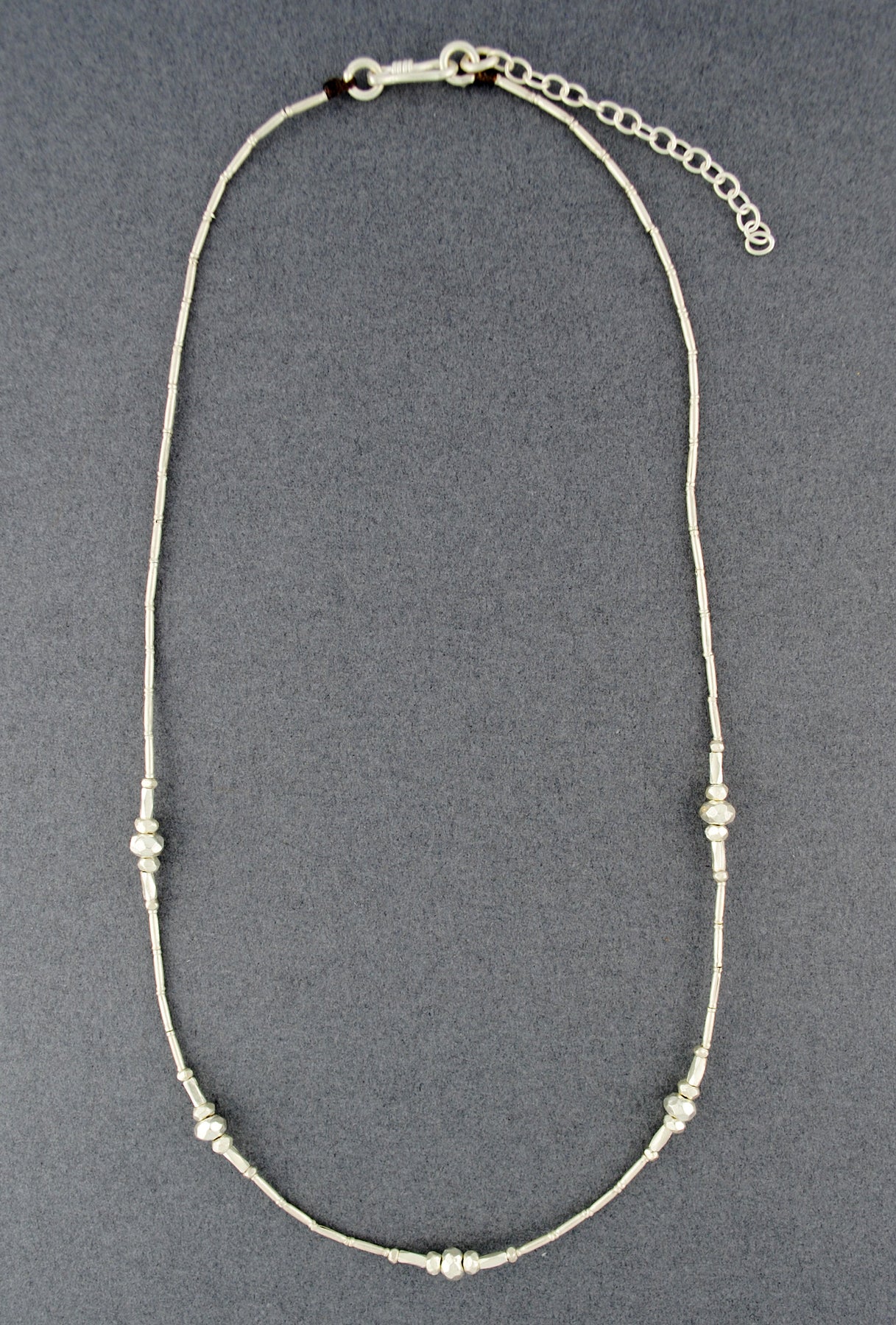 Hill Tribe Silver Sparkling Beads Necklace