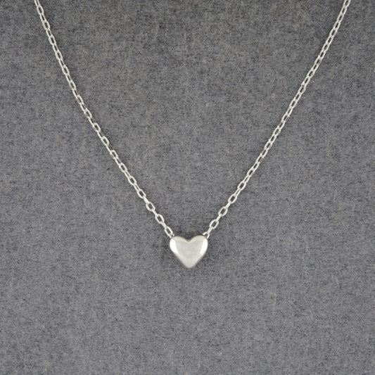 Sterling Silver Mini Heart Necklace