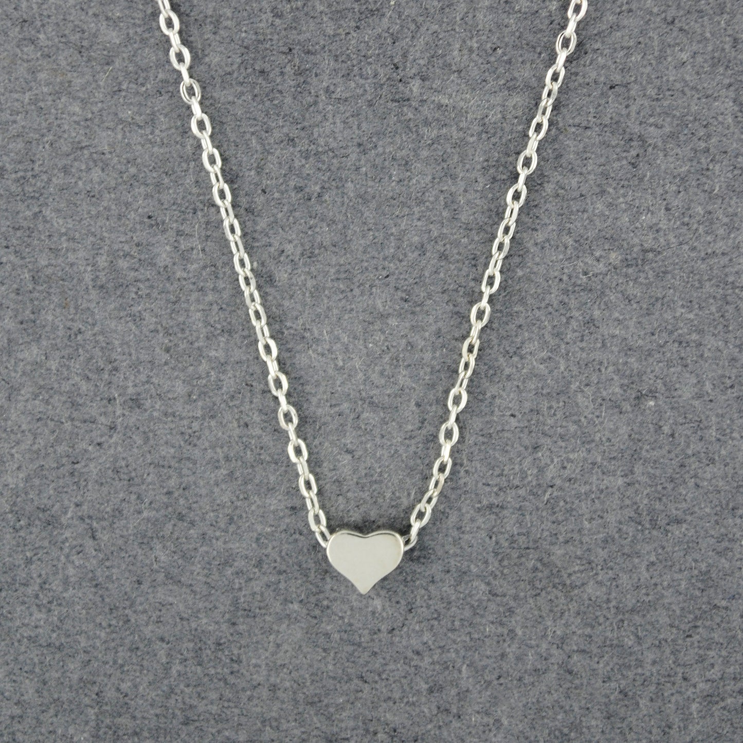 Sterling Silver Mini Heart Necklace