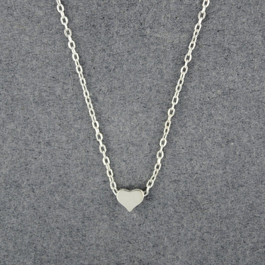Sterling Silver Mini Heart Necklace