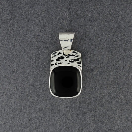 Vertice Obsidian Pendant