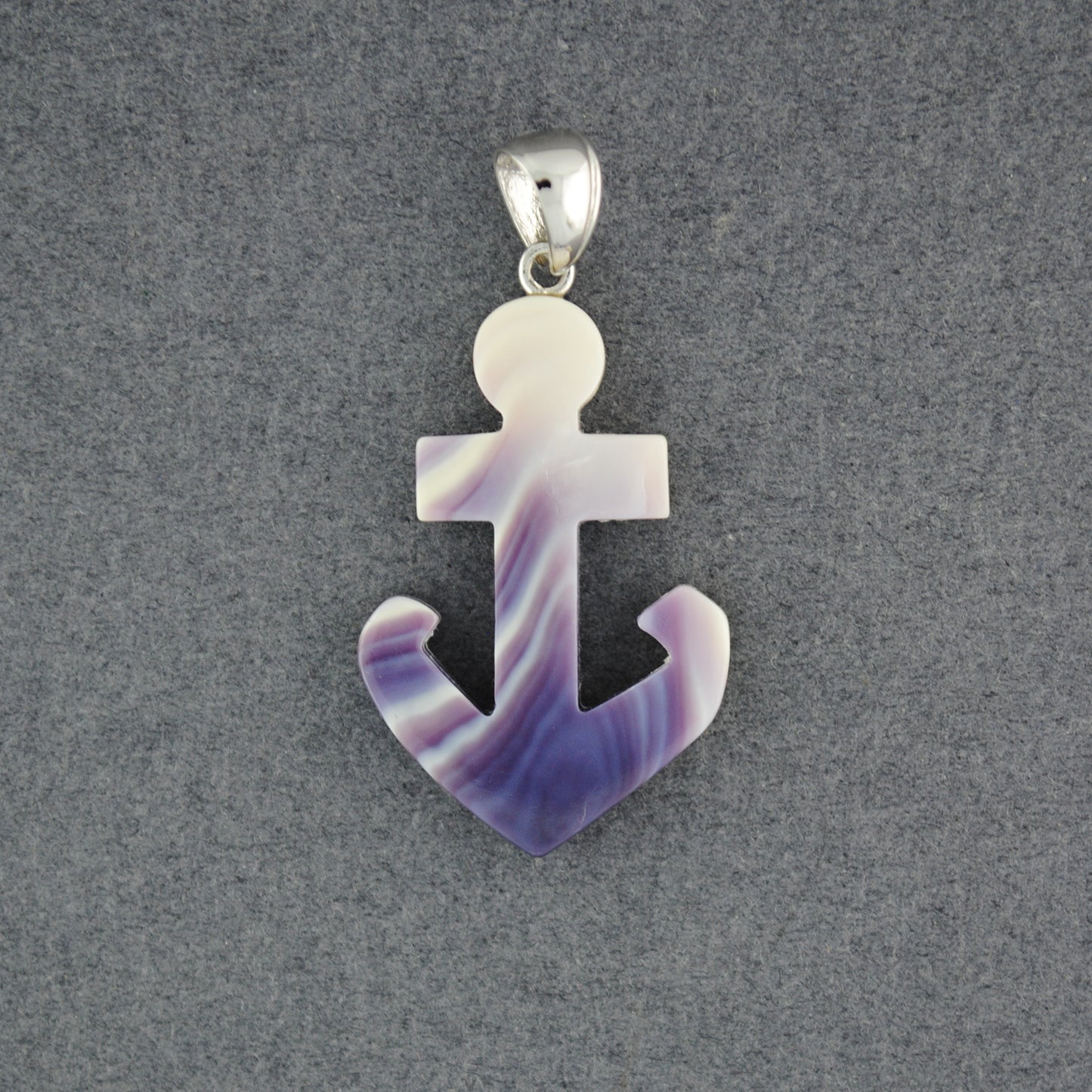 Wampum Anchor Pendant