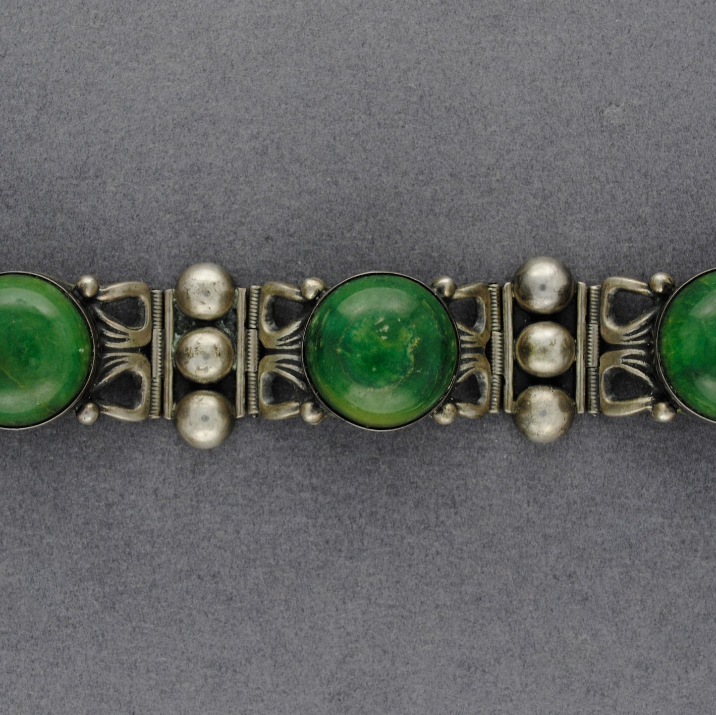 1940's Green Calcite Bracelet