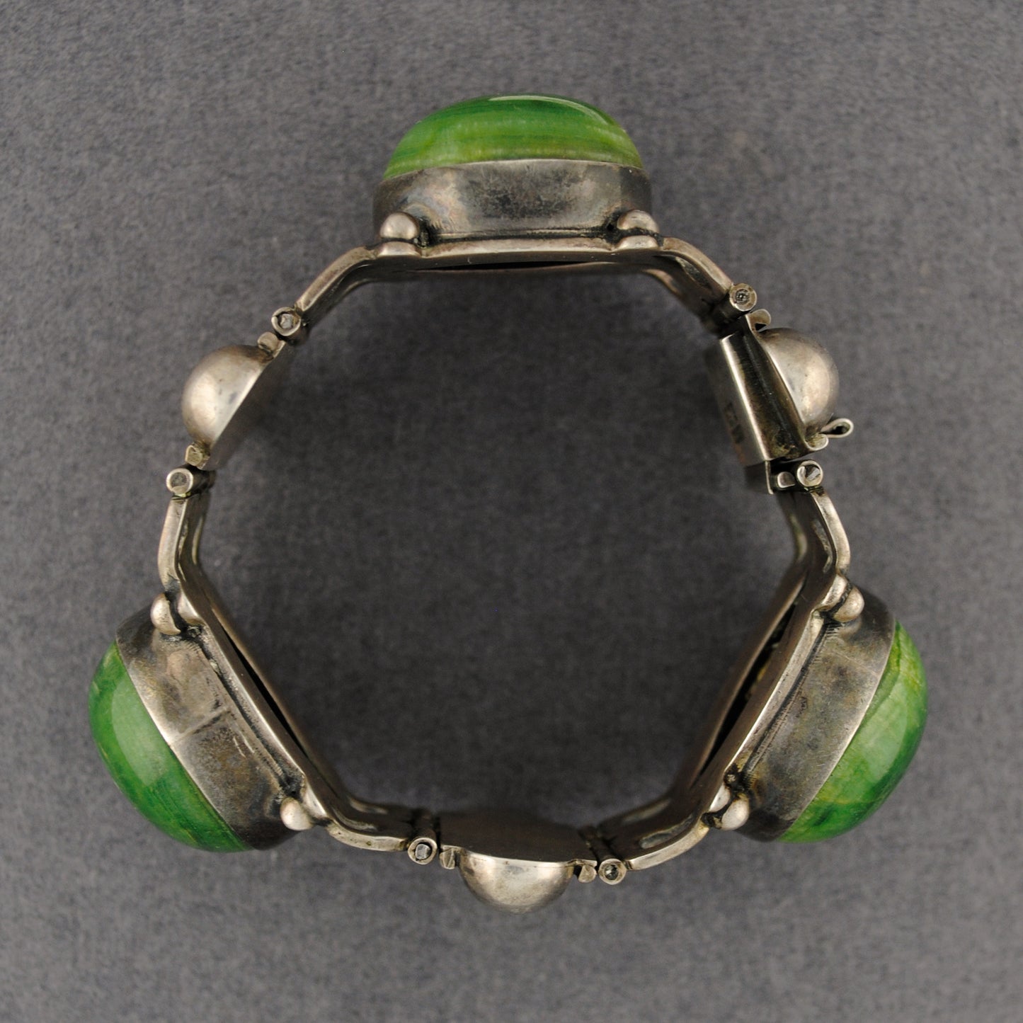 1940's Green Calcite Bracelet