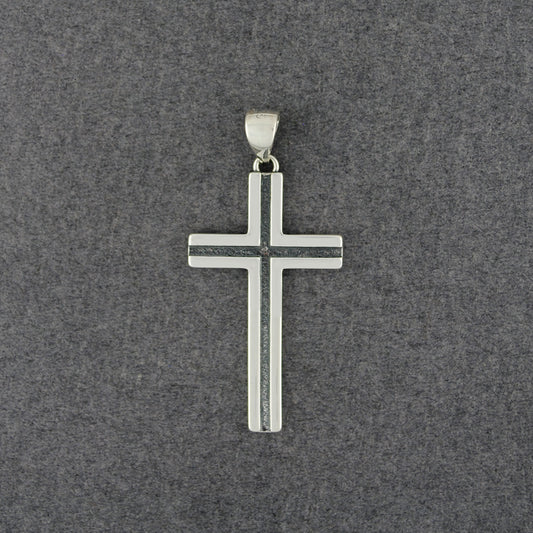 Sterling Silver Antiqued Cross Pendant