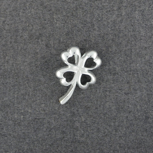Sterling Silver Clover Heart Pendant