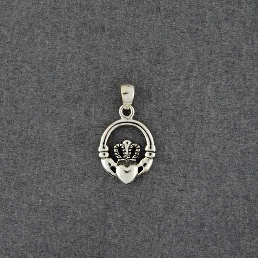 Sterling Silver Claddagh Pendant