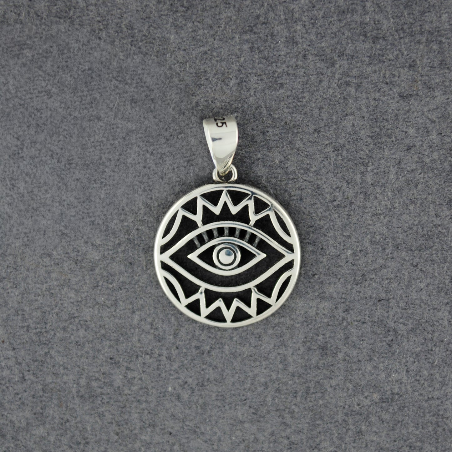 Sterling Silver All Seeing Eye Pendant
