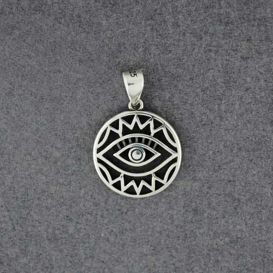 Sterling Silver All Seeing Eye Pendant