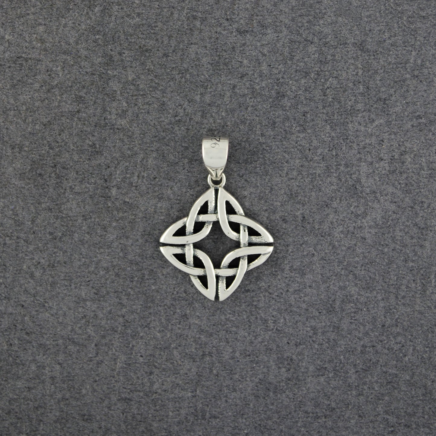 Sterling Silver Celtic Diamond Pendant