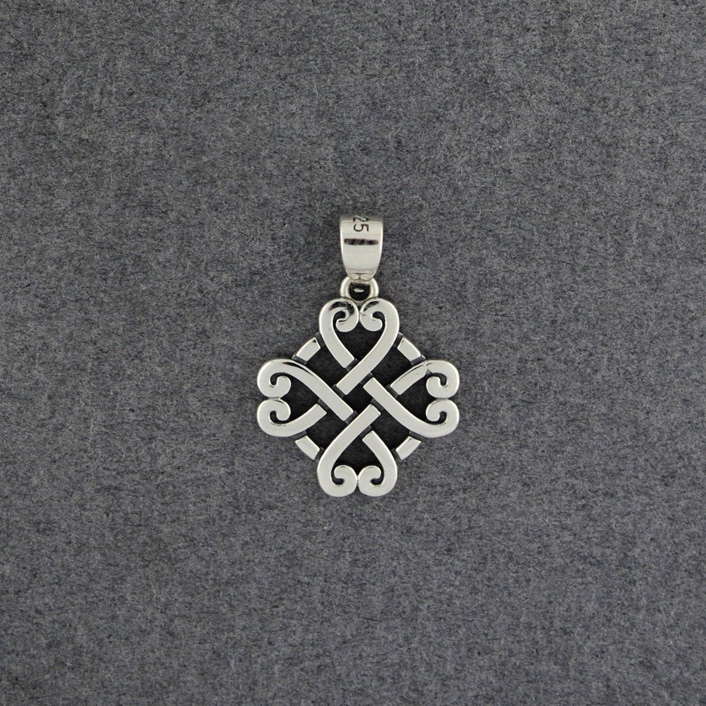Sterling Silver Celtic Weave Pendant