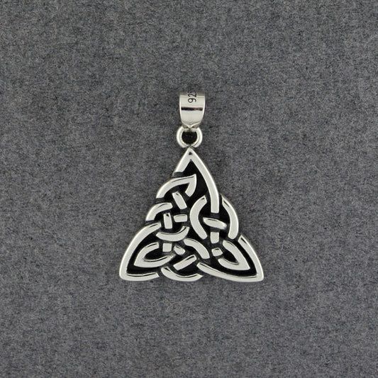 Sterling Silver Celtic Triangle Pendant