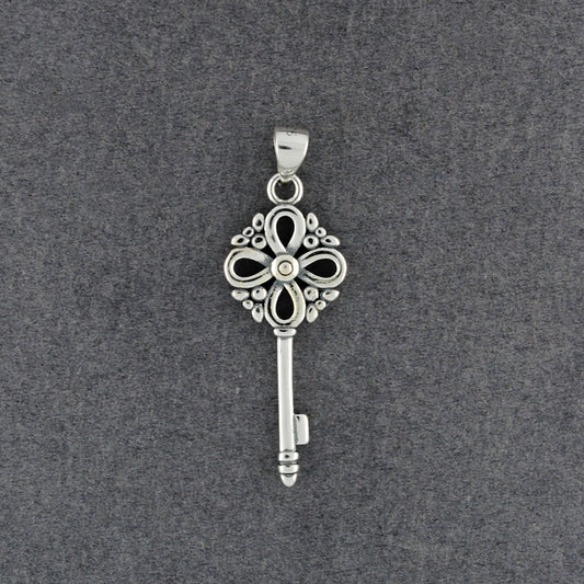 Sterling Silver Small Key Pendant