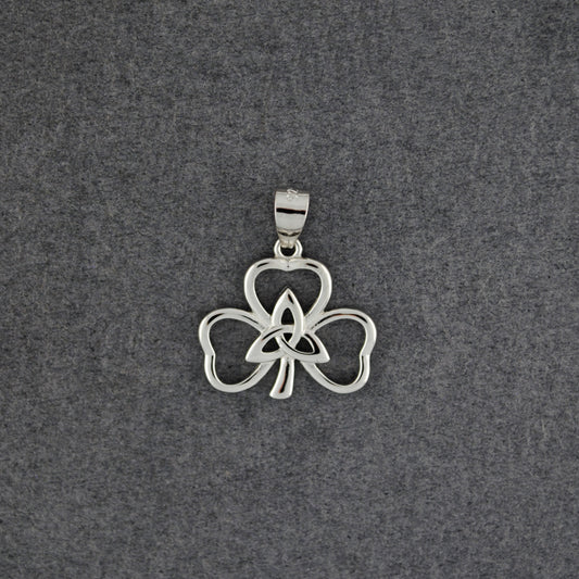Sterling Silver Celtic Clover Pendant