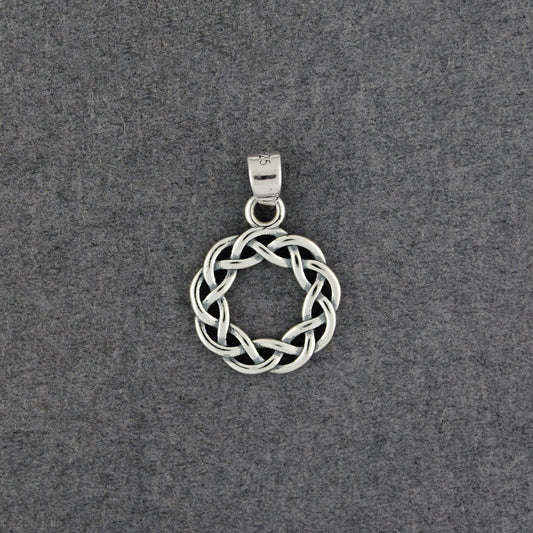 Sterling Silver Celtic Wreath Pendant