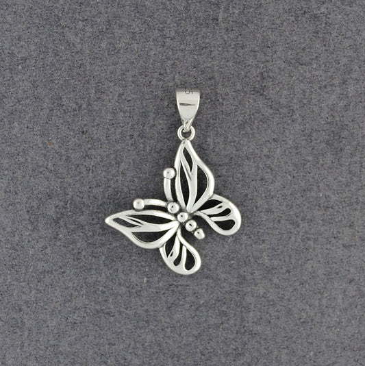 Sterling Silver Small Butterfly Pendant