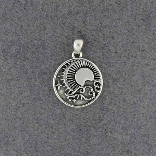 Sterling Silver Celestial Pendant