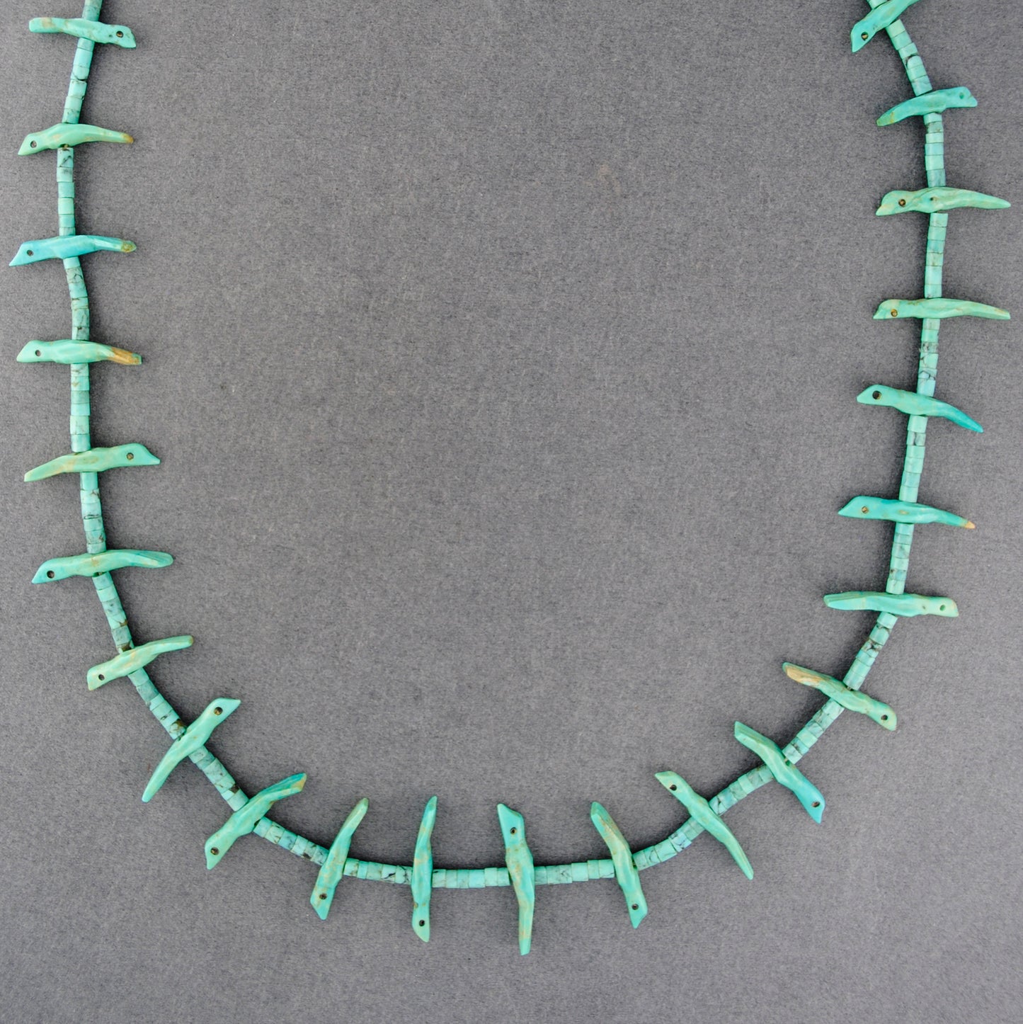 Zuni Turquoise Fetish Necklace