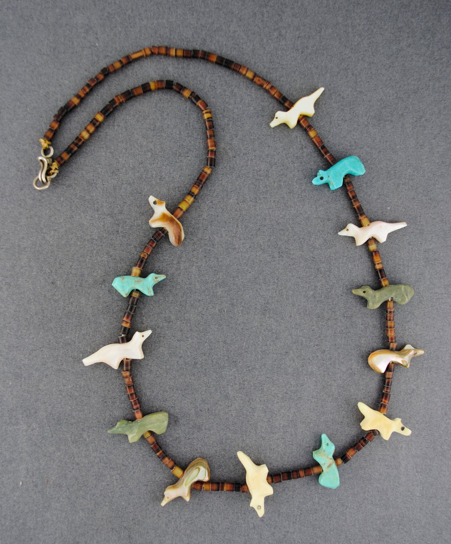 Navajo Fetish Multi Stone Necklace