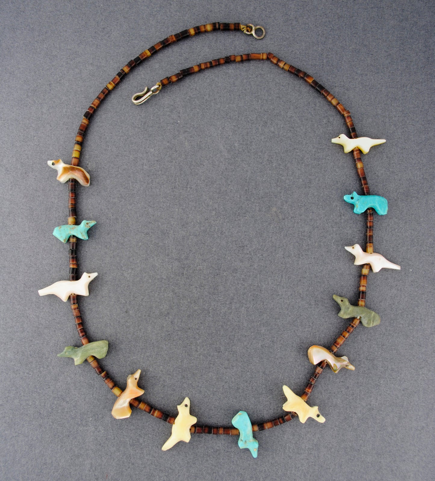 Navajo Fetish Multi Stone Necklace