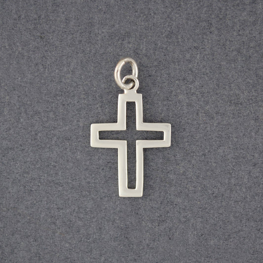 Sterling Silver Open Cross Pendant