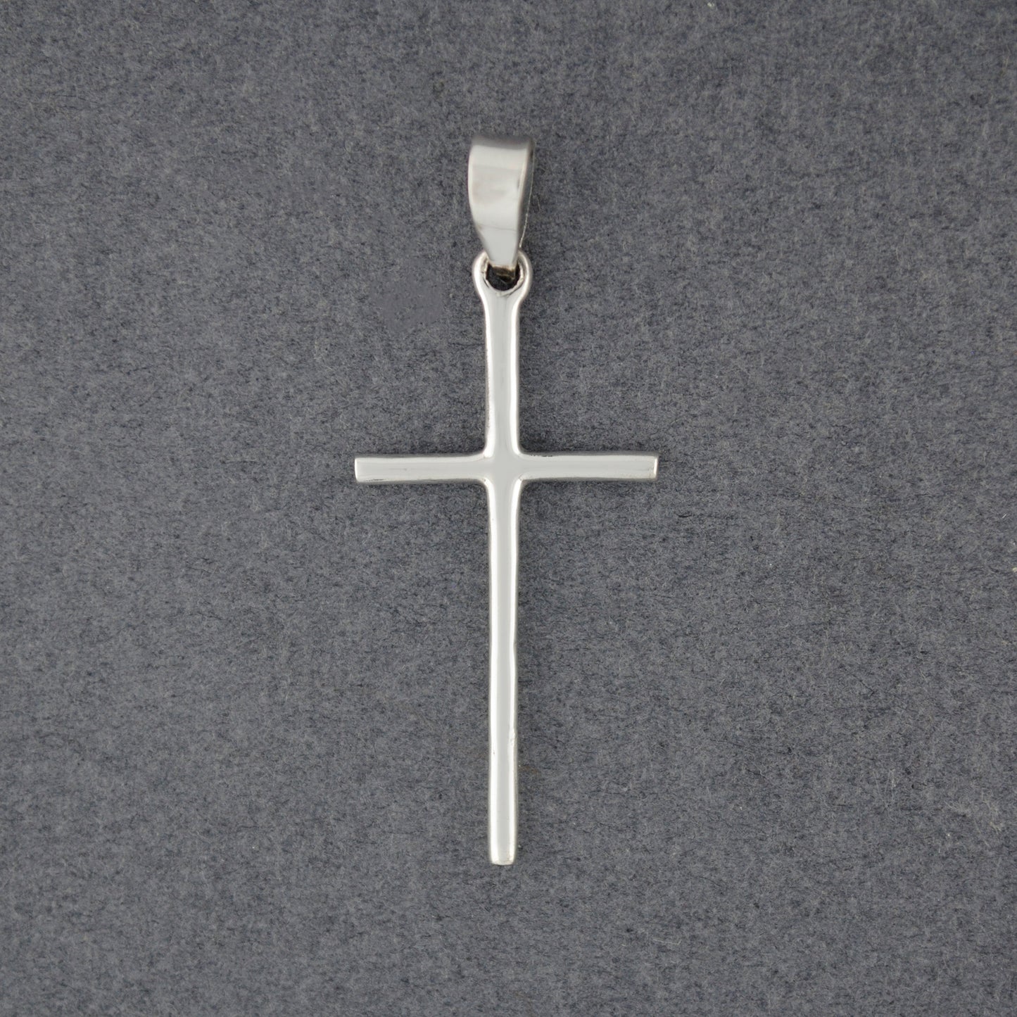 Sterling Silver Long Cross Pendant