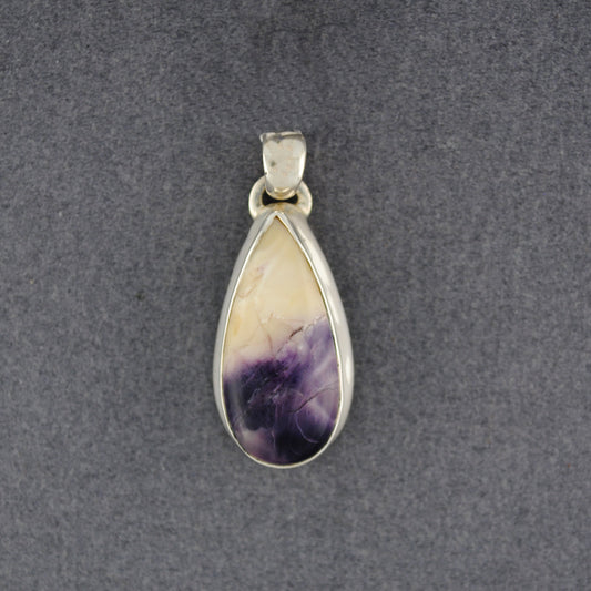 Sterling Silver Tiffany Stone Small Teardrop Pendant