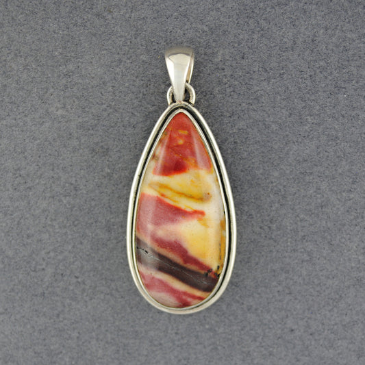 Sterling Silver Mookaite Teardrop Pendant