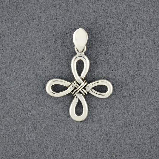 Sterling Silver Celtic Looped Knot Pendant