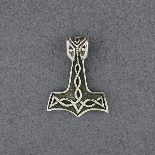 Sterling Silver Thor's Hammer Pendant