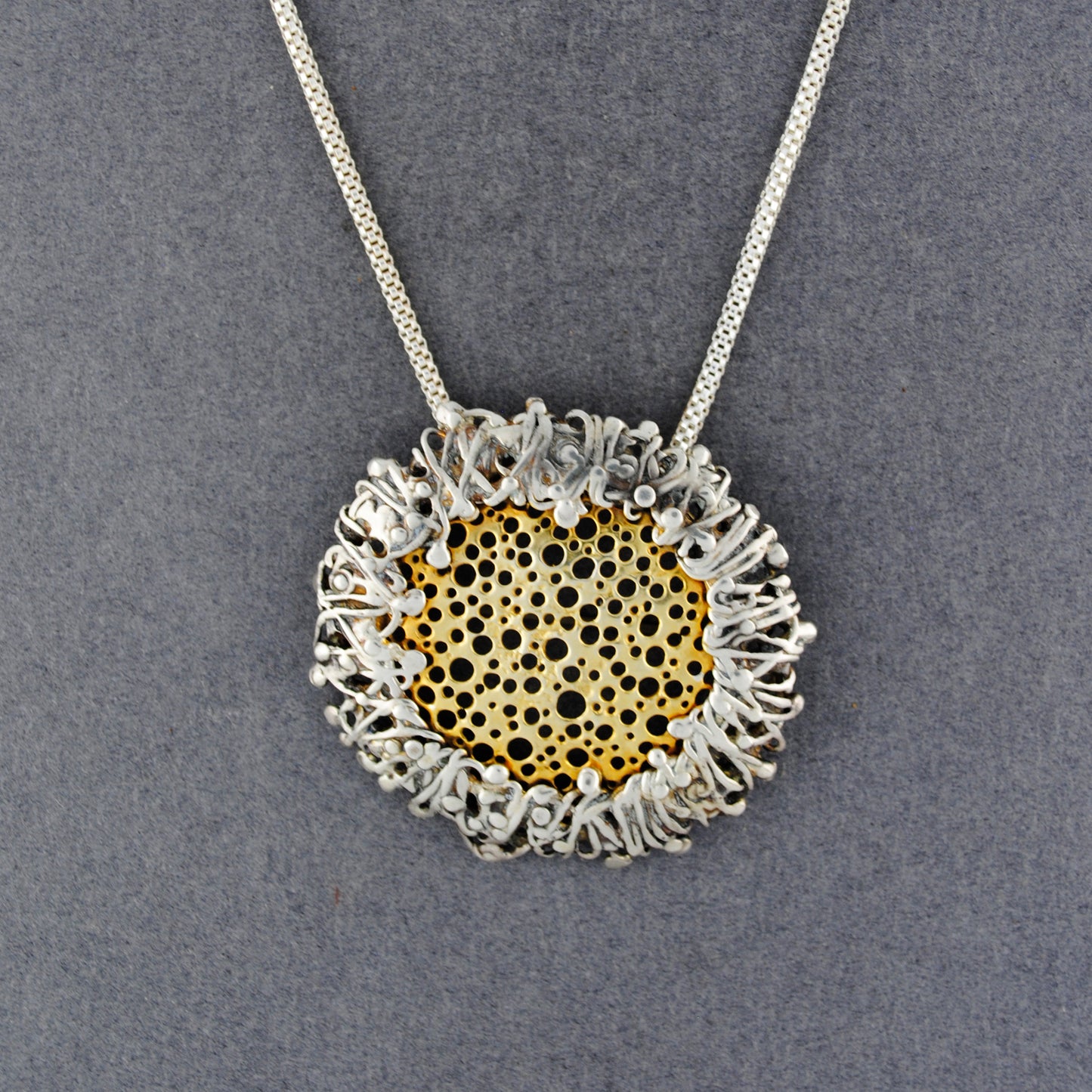 Idit Abstract Pin with Chain