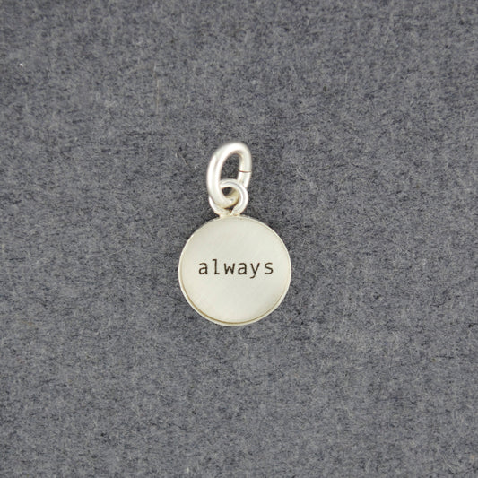 Sterling Silver Always Pendant