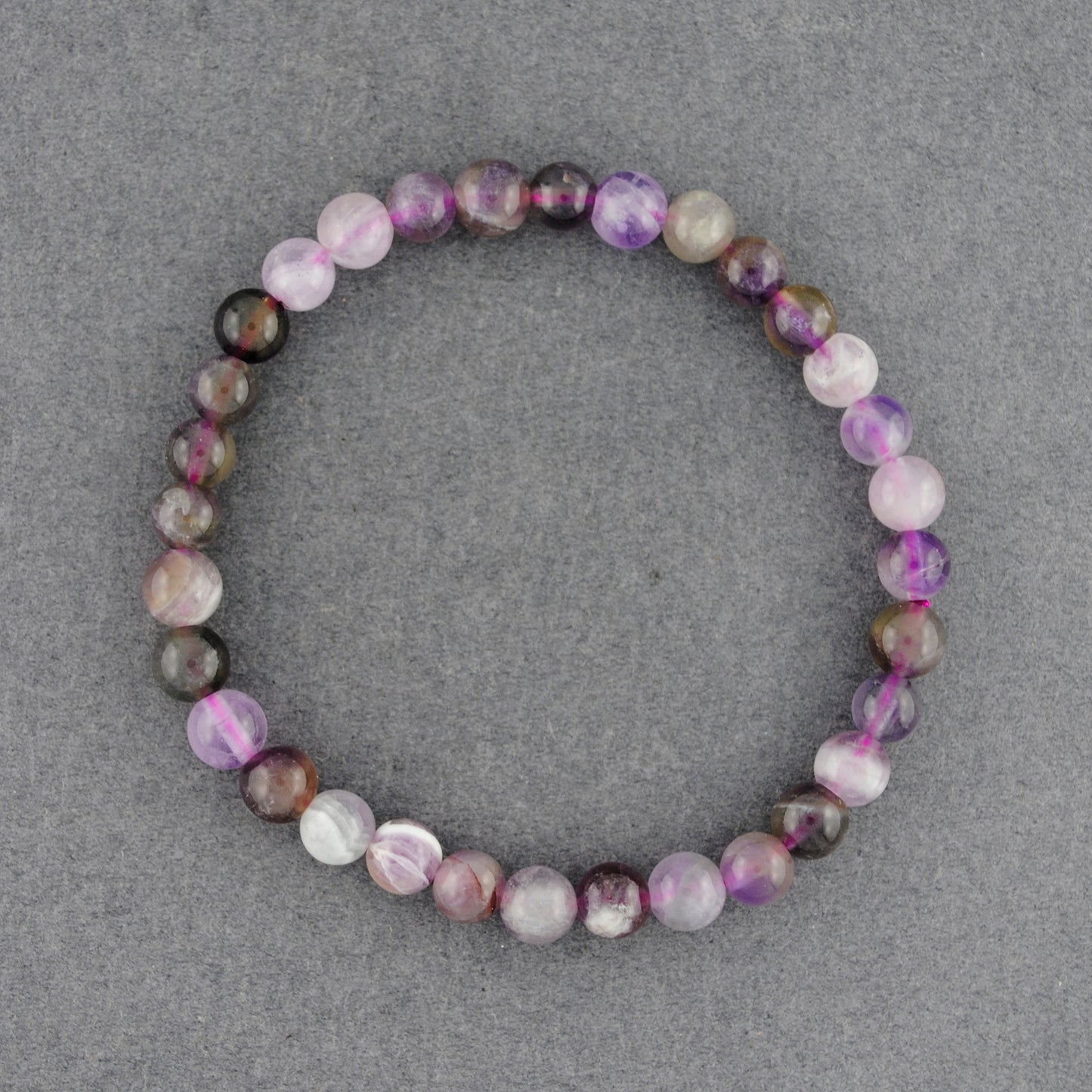 Amethyst Beaded Bracelet