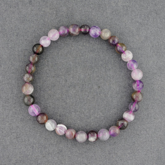 Amethyst Beaded Bracelet