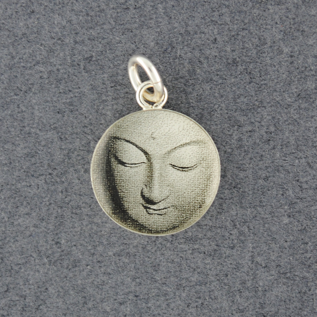 Sterling Silver Buddha Picture Pendant