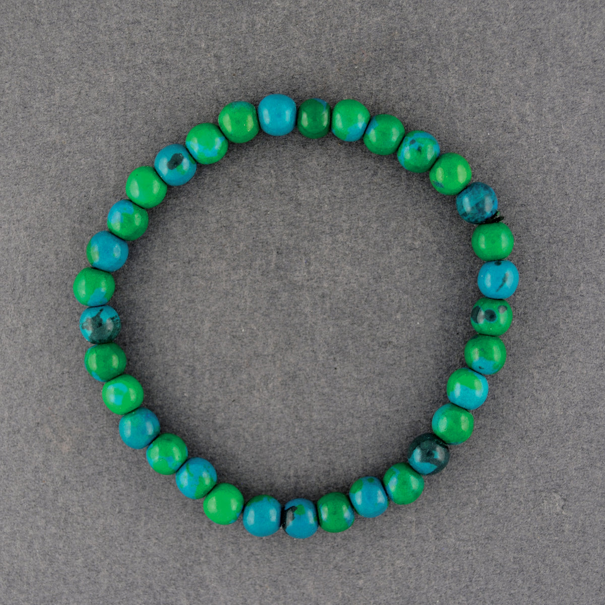 Chrysocolla Beaded Bracelet